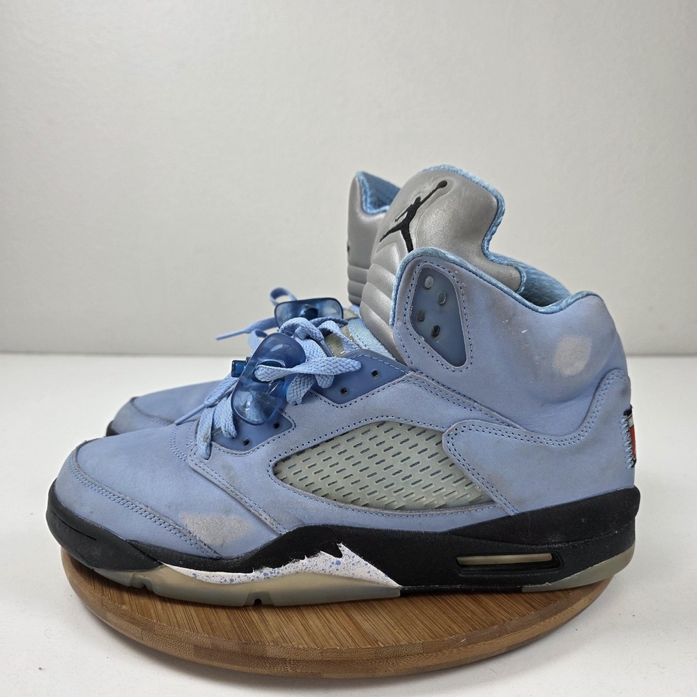 Nike Air Jordan 5 Retro SE UNC Shoes Mens Size 12 Blue Suede DV1310-401 Sneakers